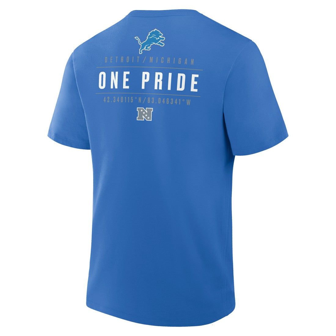 Detroit Lions Passing Pocket Legacy T-Shirt Blue - Fanatics