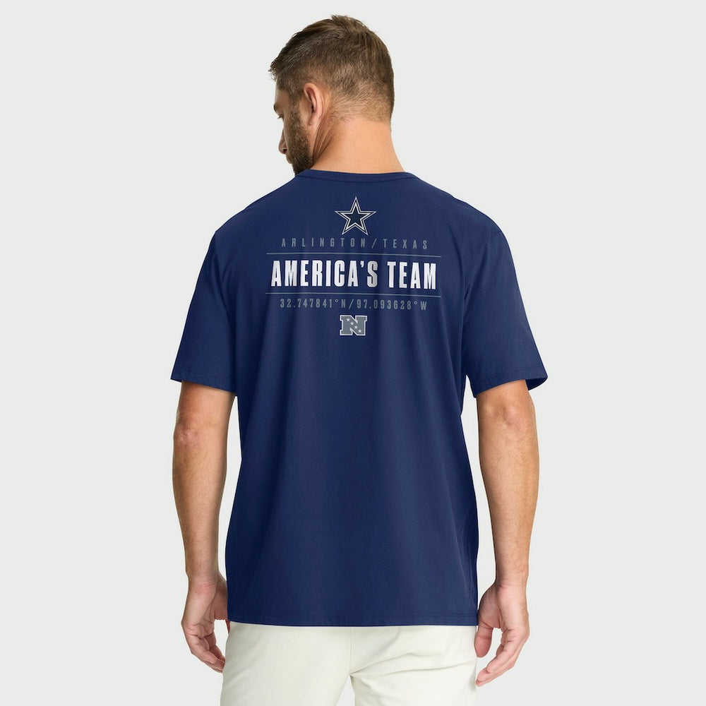 Dallas Cowboys Passing Pocket Legacy T-Shirt Navy - Fanatics