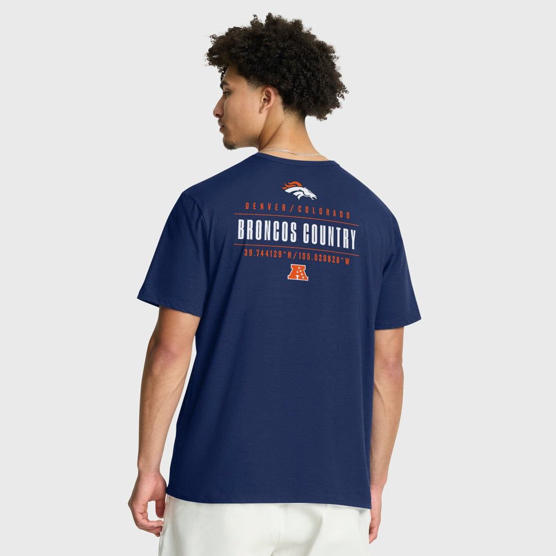 Denver Broncos Passing Pocket Legacy T-Shirt Navy - Fanatics