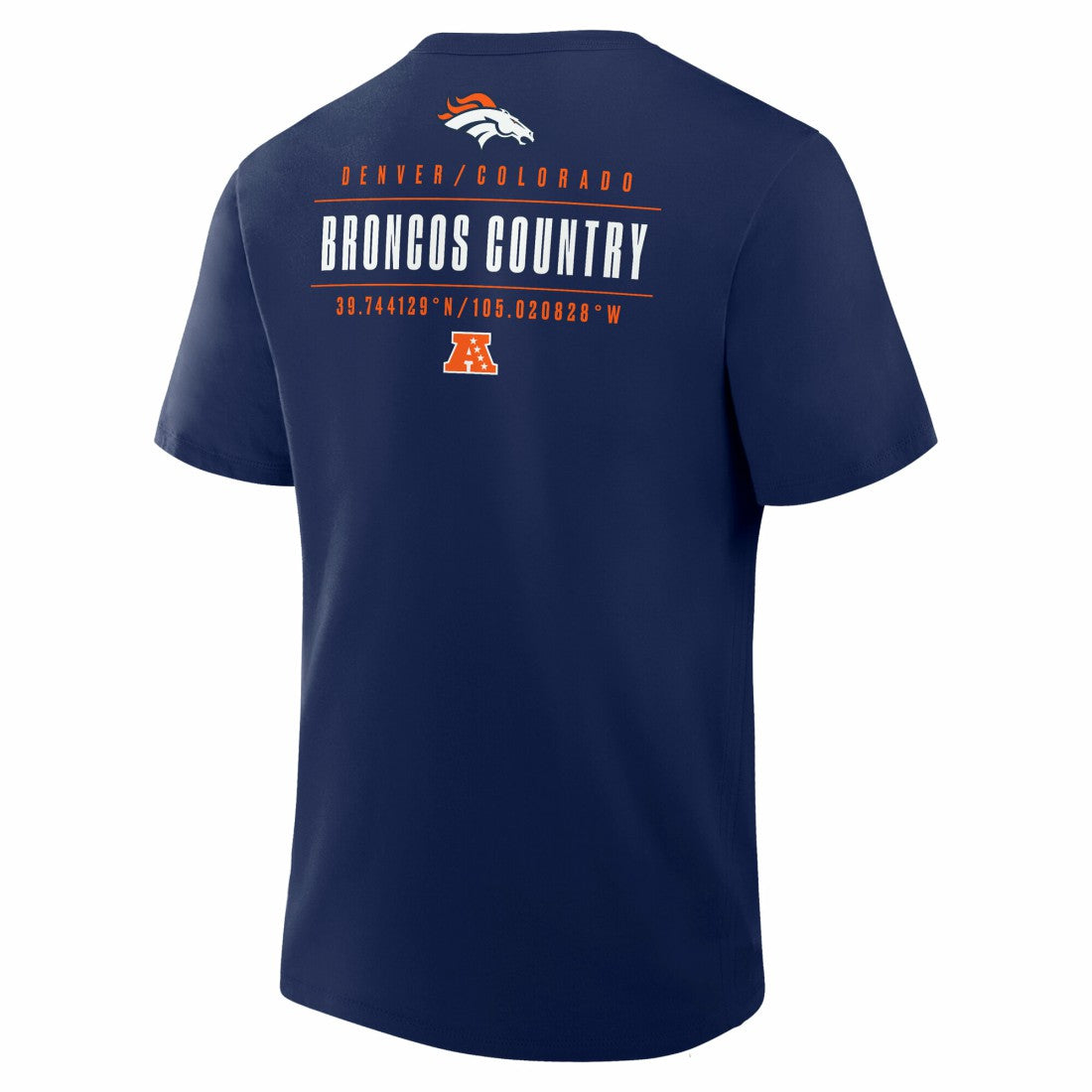 Denver Broncos Passing Pocket Legacy T-Shirt Navy - Fanatics