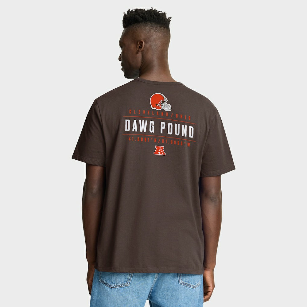Cleveland Browns Passing Pocket Legacy T-Shirt Brown - Fanatics