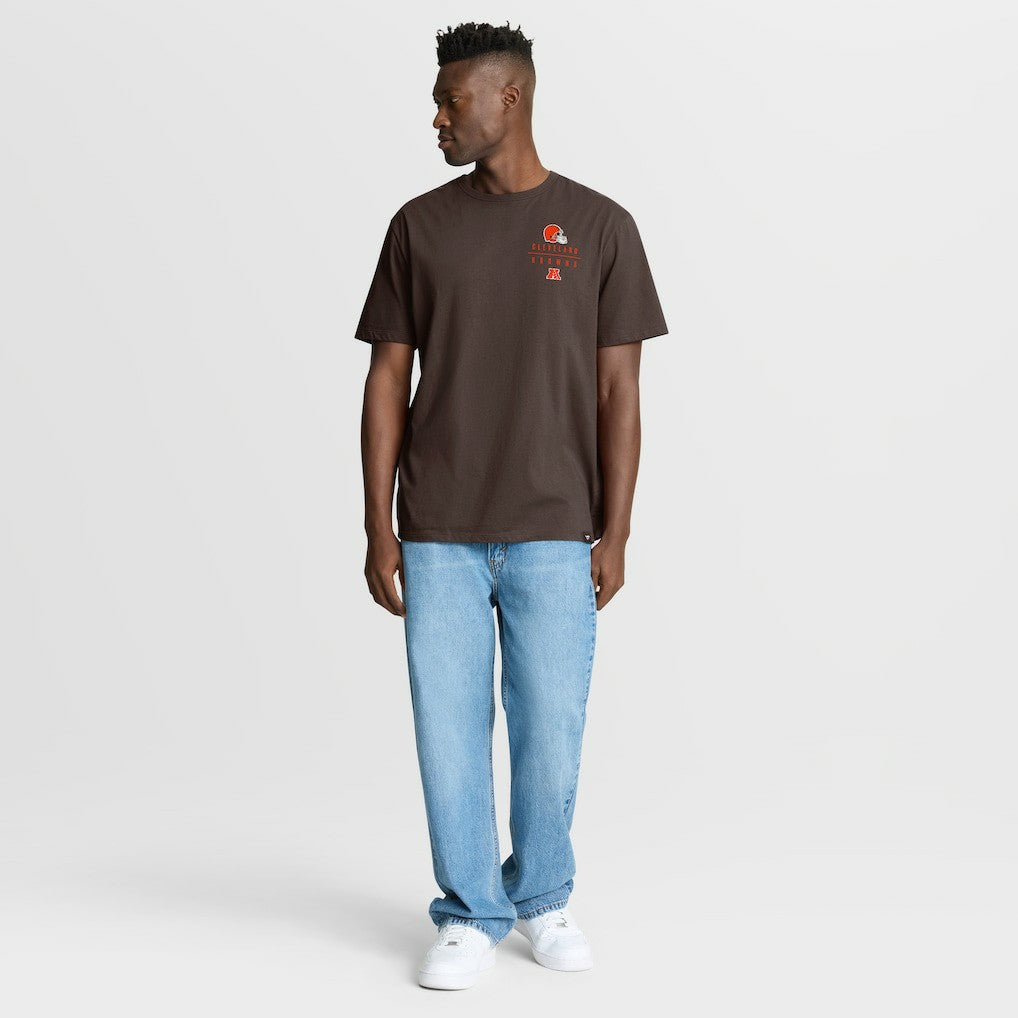 Cleveland Browns Passing Pocket Legacy T-Shirt Brown - Fanatics