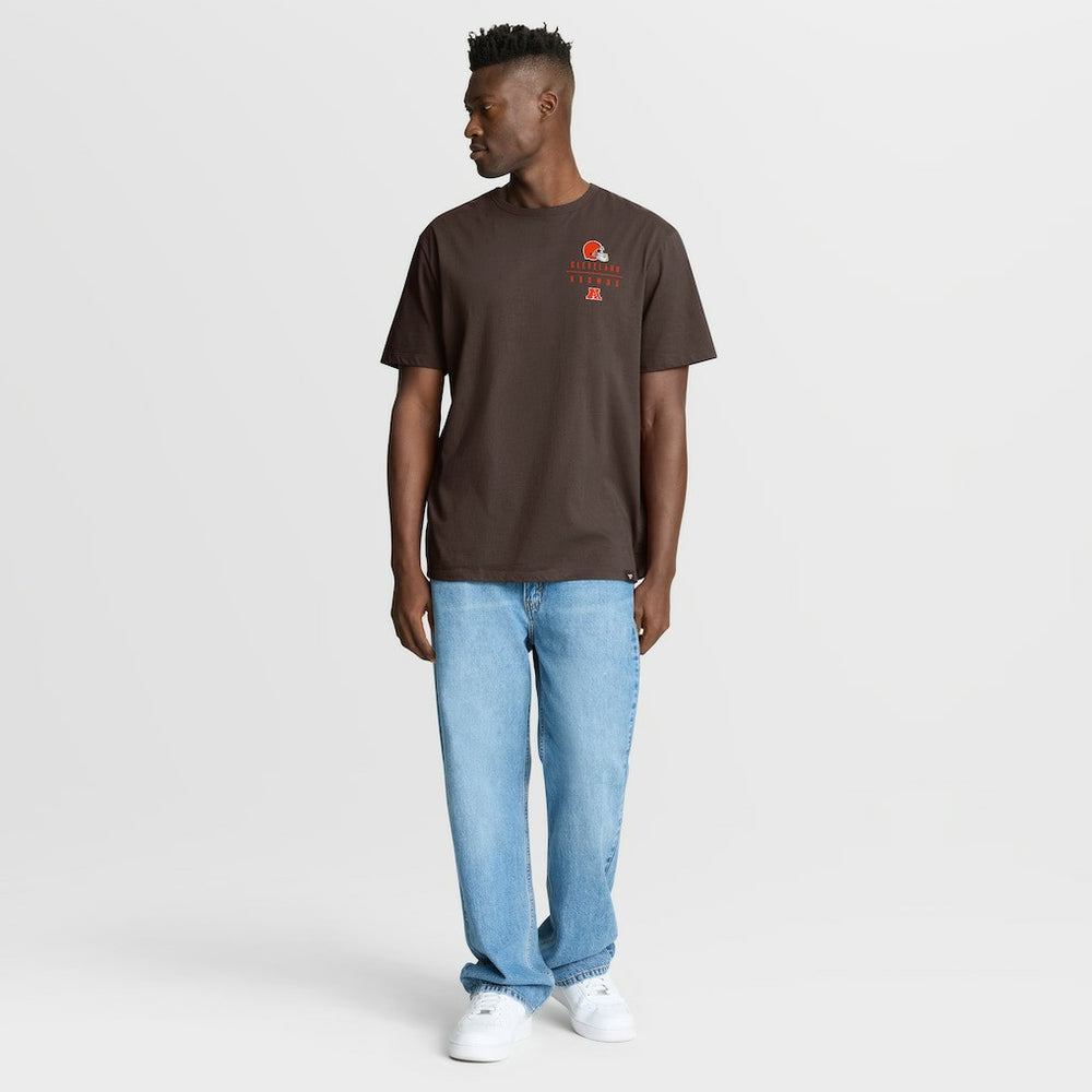 Cleveland Browns Passing Pocket Legacy T-Shirt Brown - Fanatics