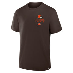 Cleveland Browns Passing Pocket Legacy T-Shirt Brown - Fanatics