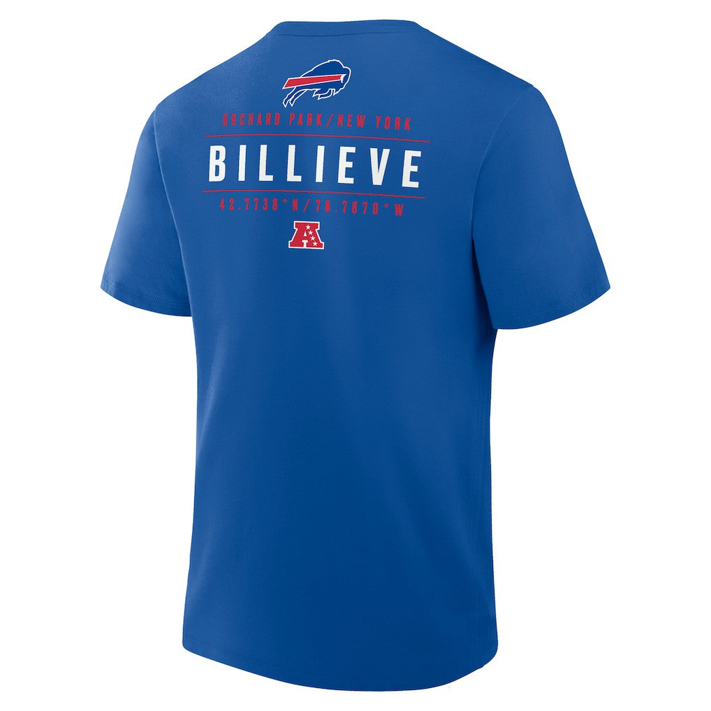 Buffalo Bills Passing Pocket Legacy T-Shirt Royal - Fanatics