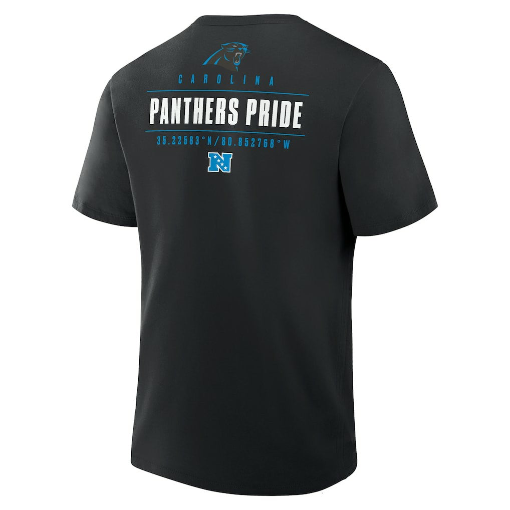 Carolina Panthers Passing Pocket Legacy T-Shirt Black - Fanatics