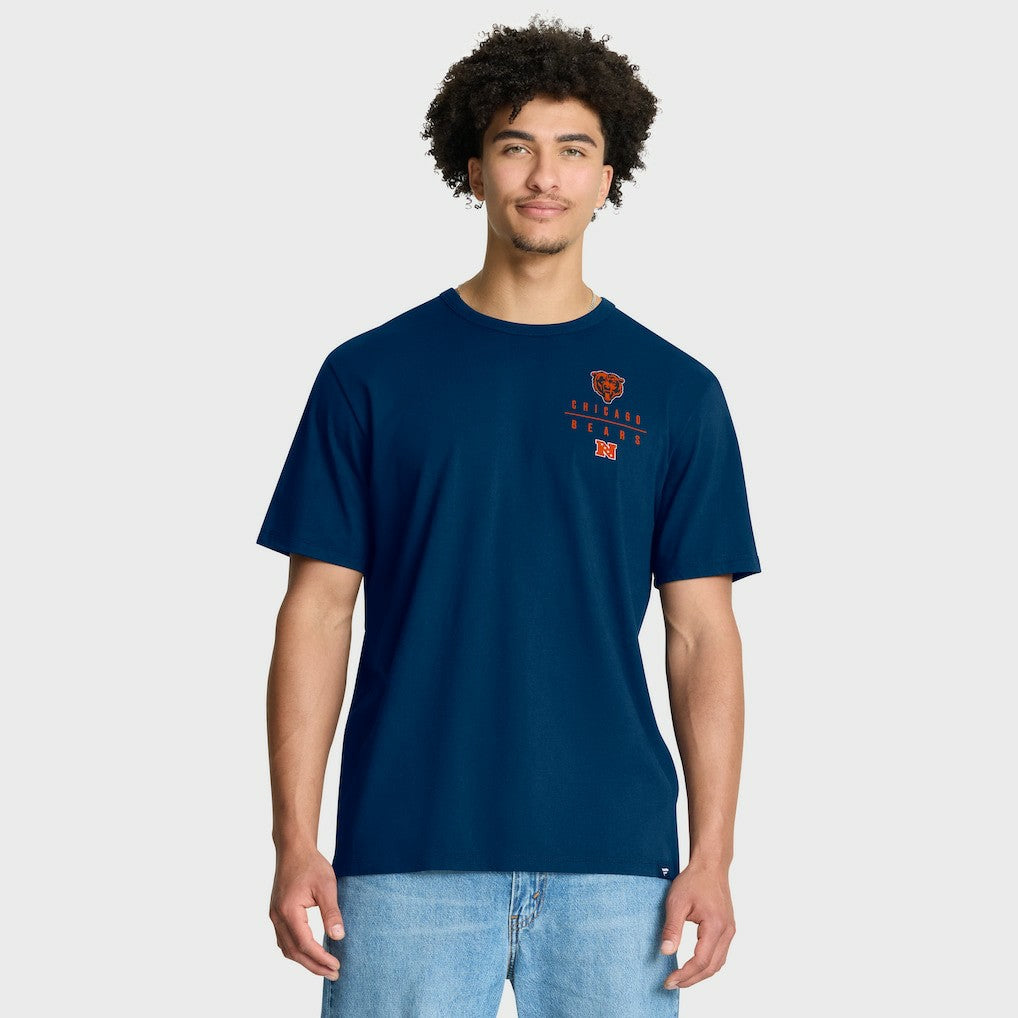 Chicago Bears Passing Pocket Legacy T-Shirt Navy - Fanatics