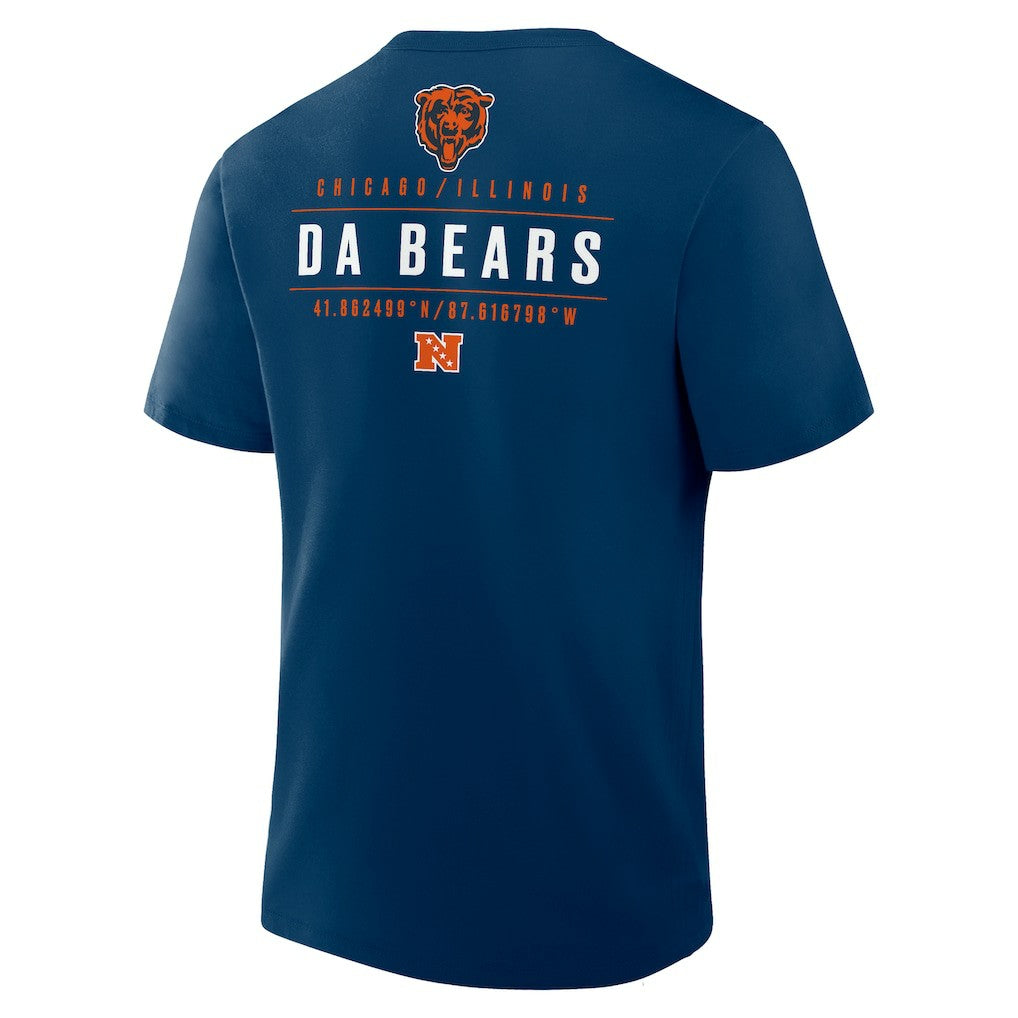 Chicago Bears Passing Pocket Legacy T-Shirt Navy - Fanatics