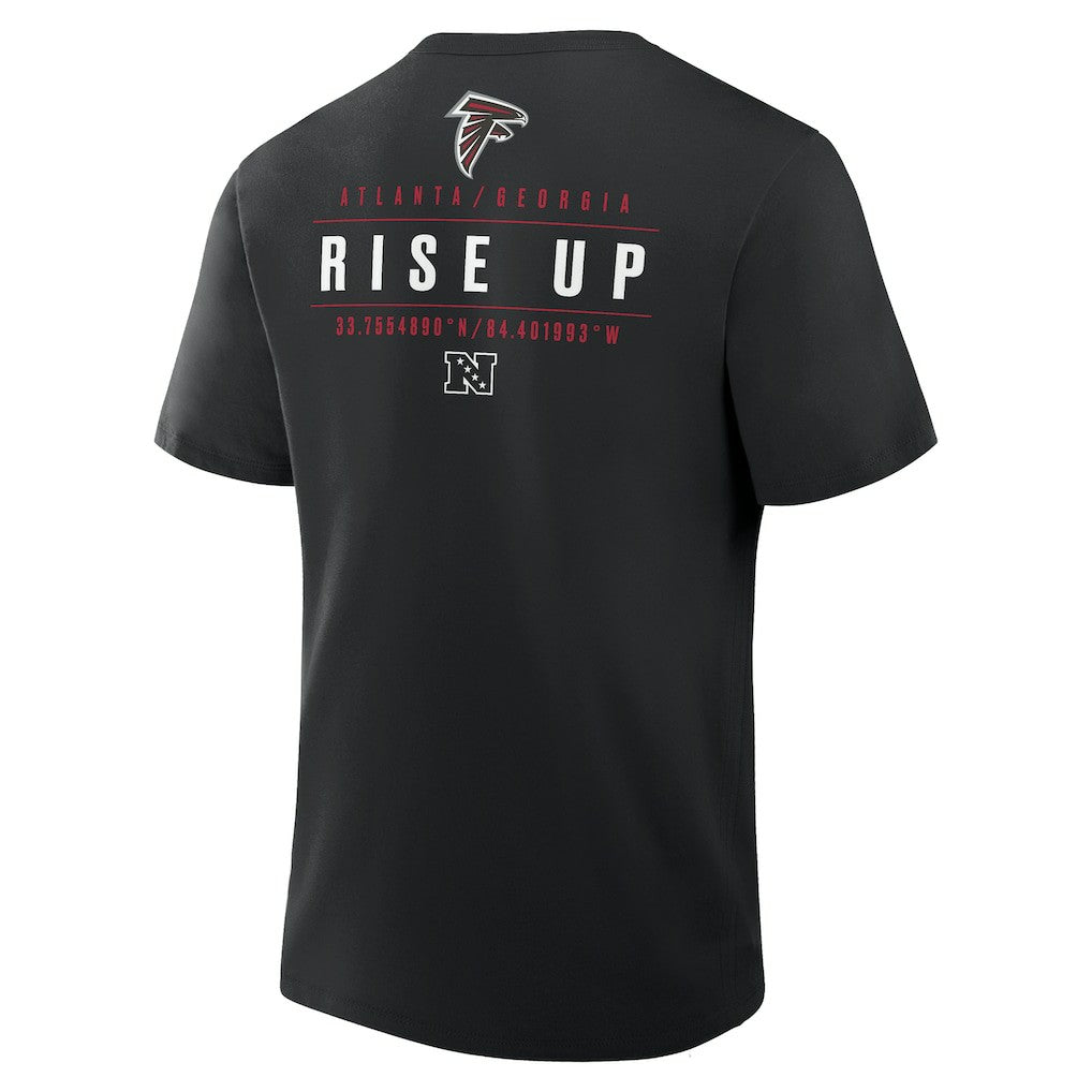 Atlanta Falcons Passing Pocket Legacy T-Shirt Black - Fanatics