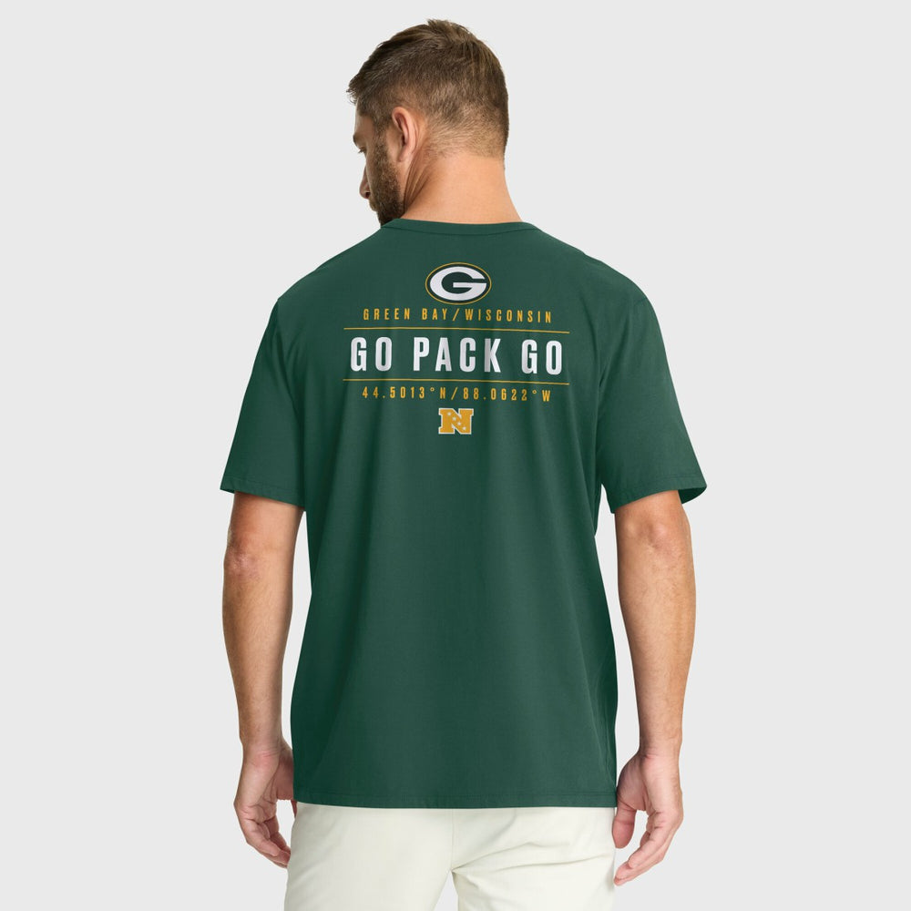 Green Bay Packers Passing Pocket Legacy T-Shirt Green - Fanatics