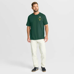 Green Bay Packers Passing Pocket Legacy T-Shirt Green - Fanatics