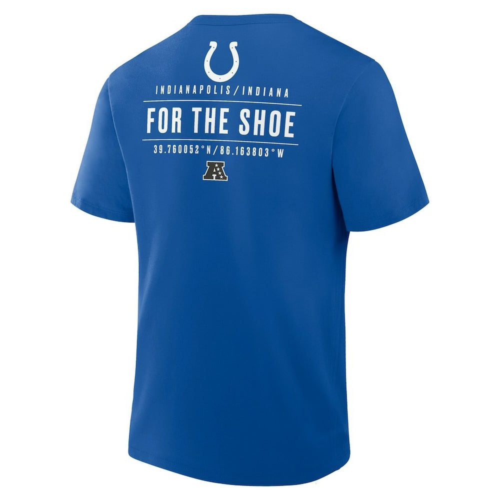 Indianapolis Colts Passing Pocket Legacy T-Shirt Royal - Fanatics
