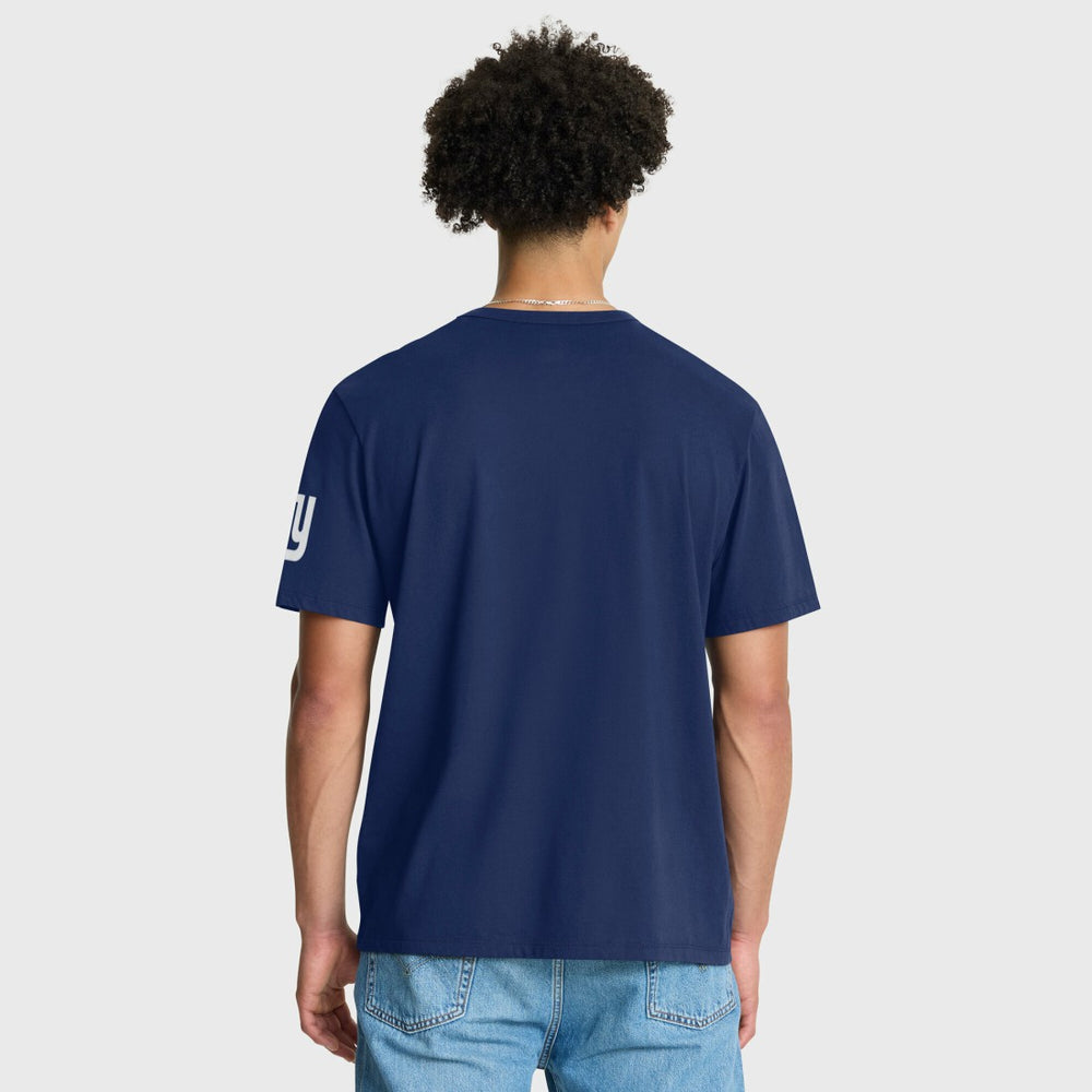 New York Giants Elevated Classic Legacy T-Shirt Navy - Fanatics