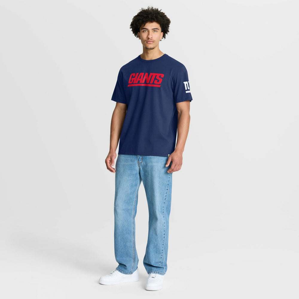 New York Giants Elevated Classic Legacy T-Shirt Navy - Fanatics