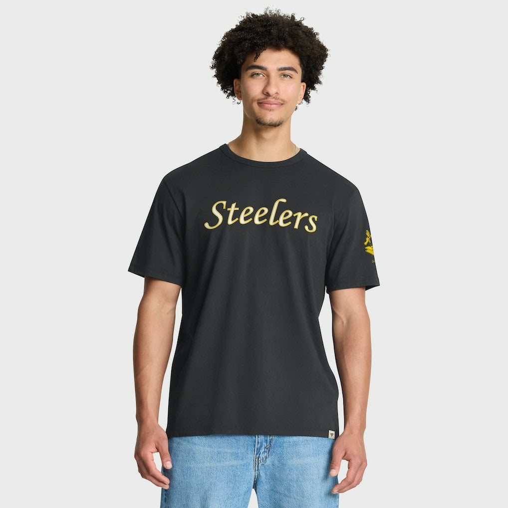 Pittsburgh Steelers Elevated Classic Legacy T-Shirt Black - Fanatics