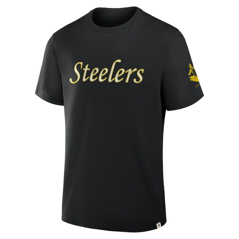 Pittsburgh Steelers Elevated Classic Legacy T-Shirt Black - Fanatics