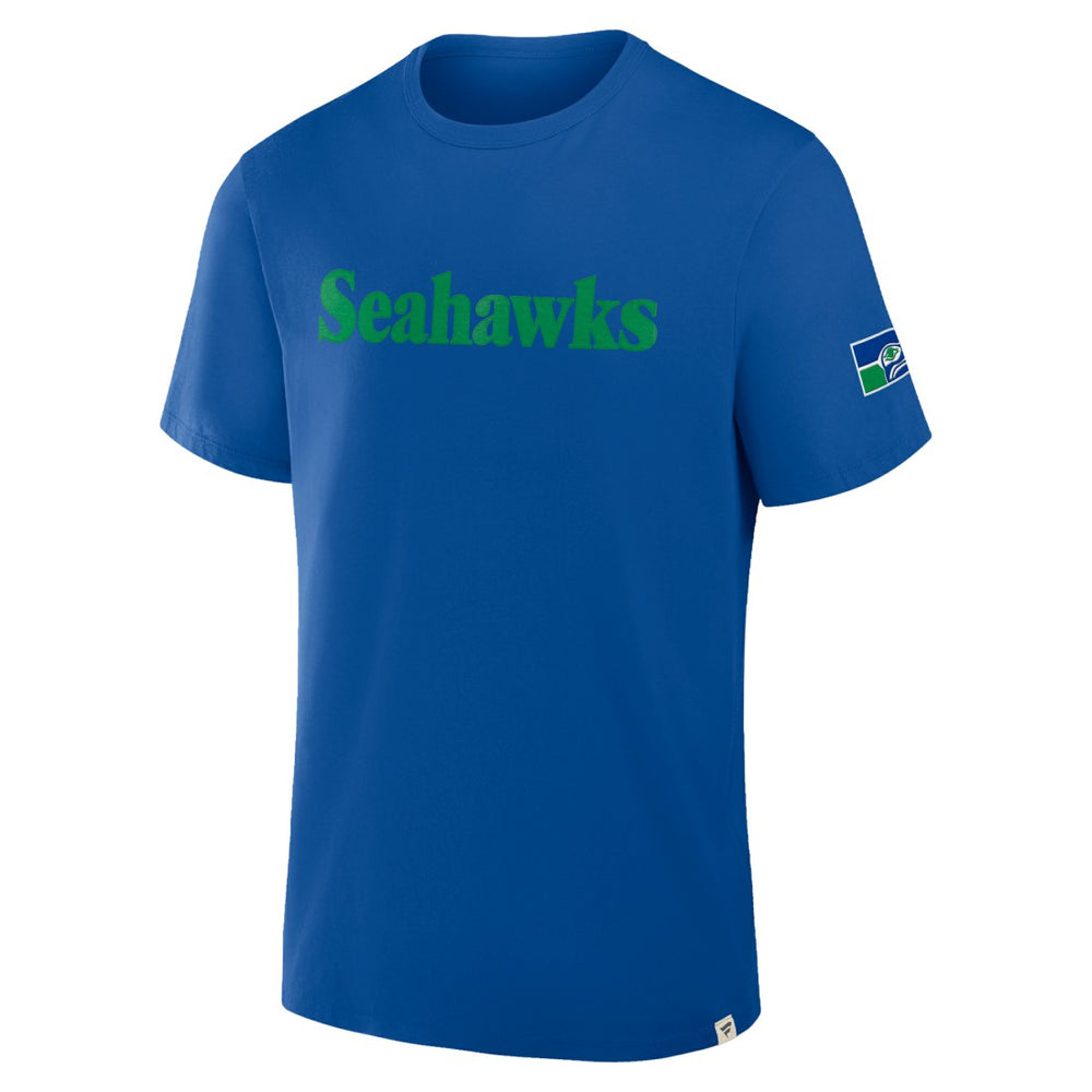 Seattle Seahawks Elevated Classic Legacy T-Shirt Royal - Fanatics