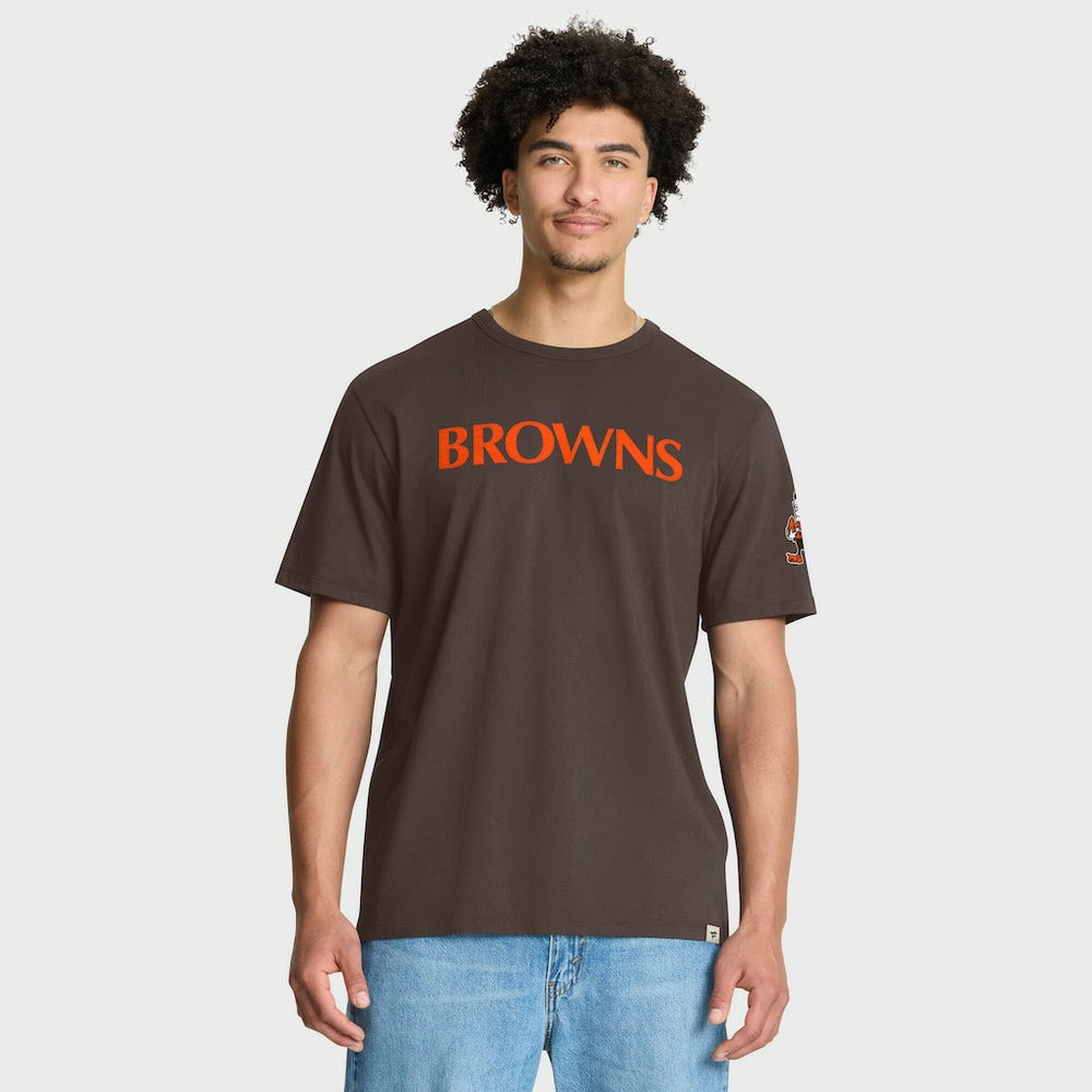 Cleveland Browns Elevated Classic Legacy T-Shirt Brown - Fanatics
