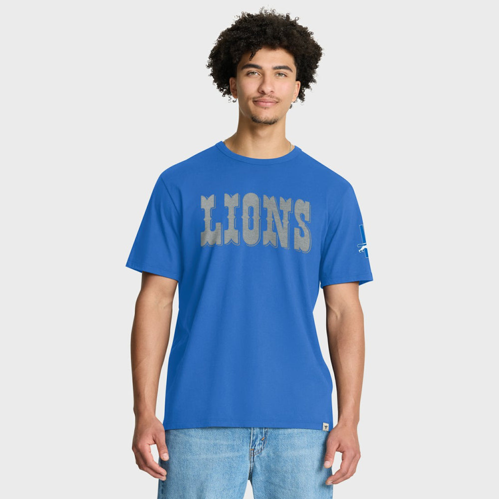 Detroit Lions Elevated Classic Legacy T-Shirt Blue - Fanatics