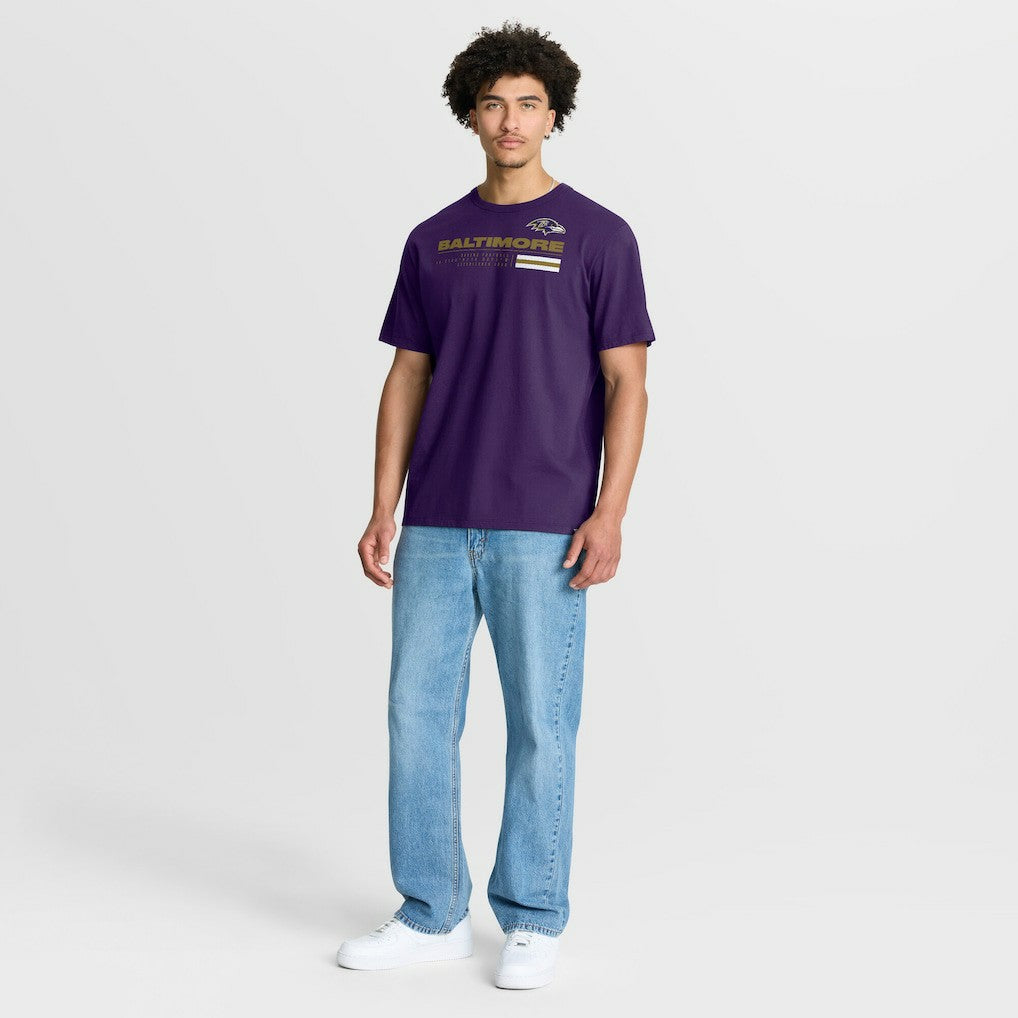 Baltimore Ravens Chop Block Legacy T-Shirt Purple - Fanatics