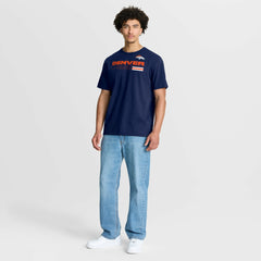 Denver Broncos Chop Block Legacy T-Shirt Navy - Fanatics