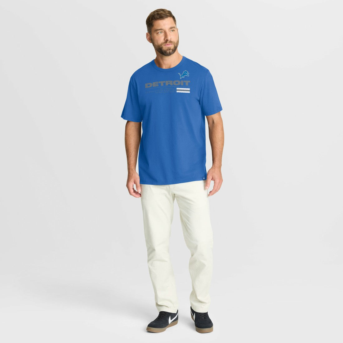 Detroit Lions Chop Block Legacy T-Shirt Blue - Fanatics