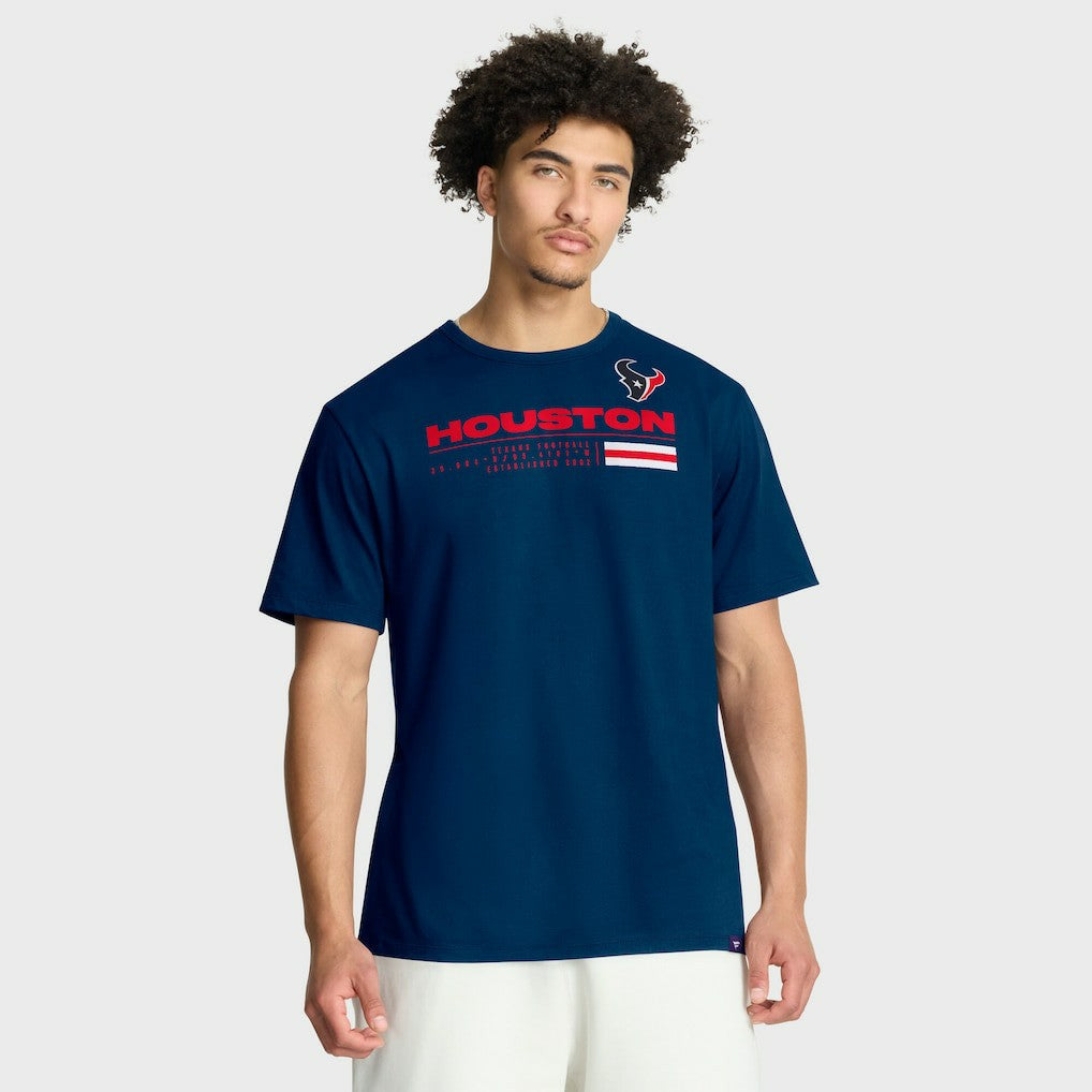 Houston Texans Chop Block Legacy T-Shirt Navy - Fanatics