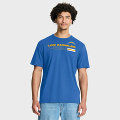 Los Angeles Chargers Chop Block Legacy T-Shirt Powder Blue - Fanatics