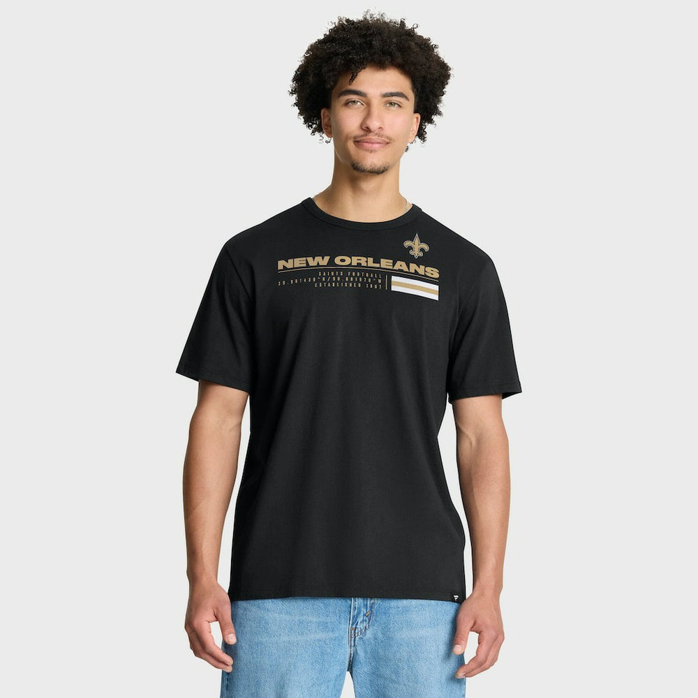 New Orleans Saints Chop Block Legacy T-Shirt Black - Fanatics