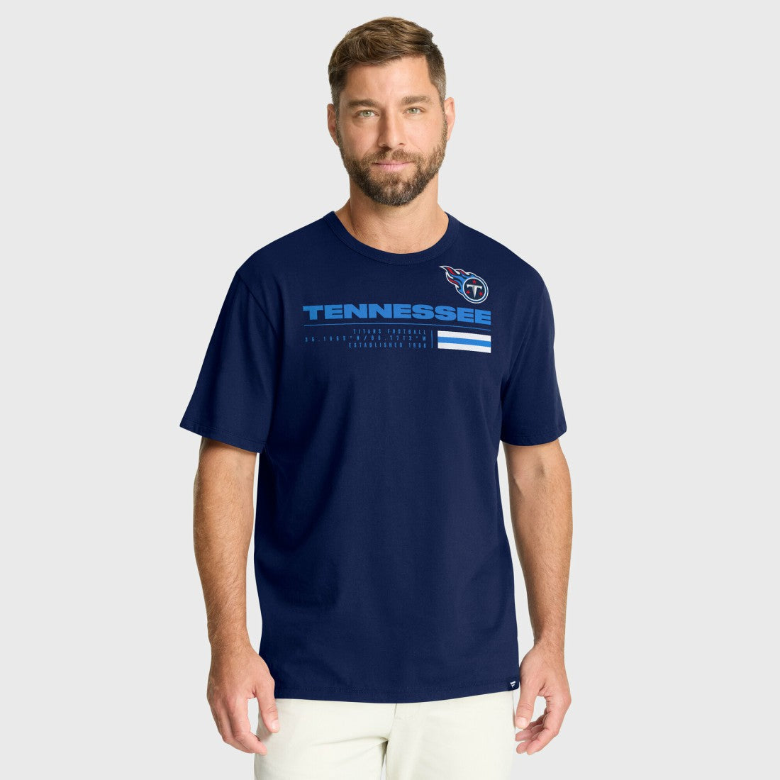 Tennessee Titans Chop Block Legacy T-Shirt Navy - Fanatics