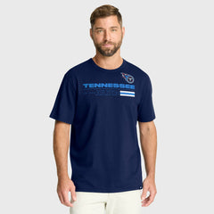 Tennessee Titans Chop Block Legacy T-Shirt Navy - Fanatics