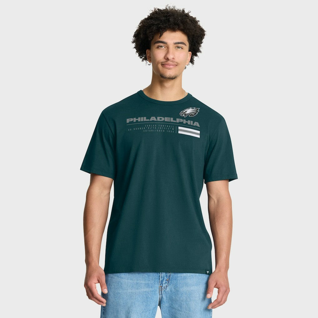 Philadelphia Eagles Chop Block Legacy T-Shirt Midnight Green - Fanatics