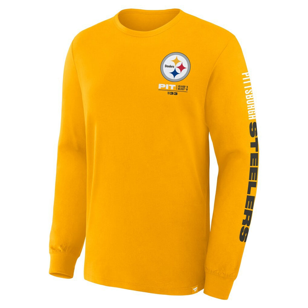 Pittsburgh Steelers Clock Management Legacy Long Sleeve T-Shirt Gold - Fanatics