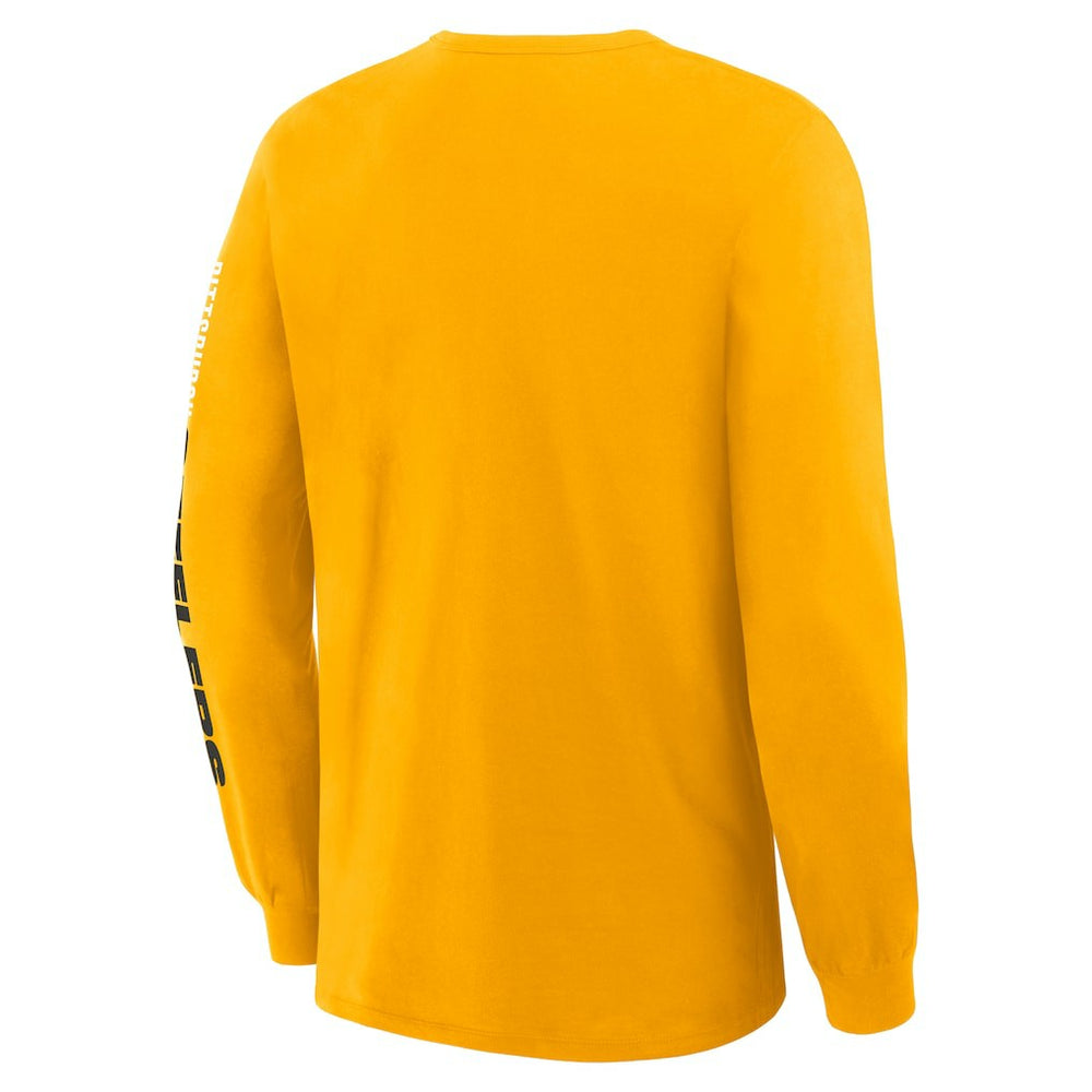 Pittsburgh Steelers Clock Management Legacy Long Sleeve T-Shirt Gold - Fanatics