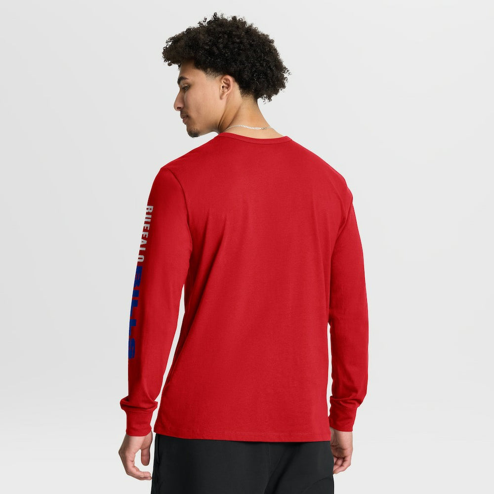 Buffalo Bills Clock Management Legacy Long Sleeve T-Shirt Red - Fanatics