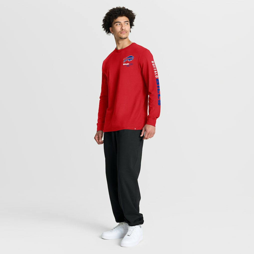 Buffalo Bills Clock Management Legacy Long Sleeve T-Shirt Red - Fanatics