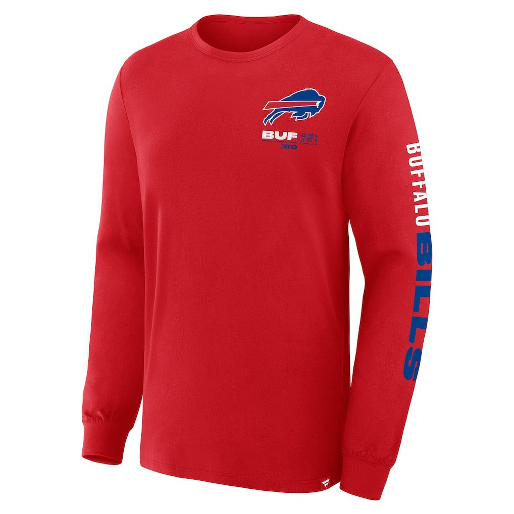 Buffalo Bills Clock Management Legacy Long Sleeve T-Shirt Red - Fanatics