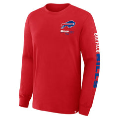 Buffalo Bills Clock Management Legacy Long Sleeve T-Shirt Red - Fanatics