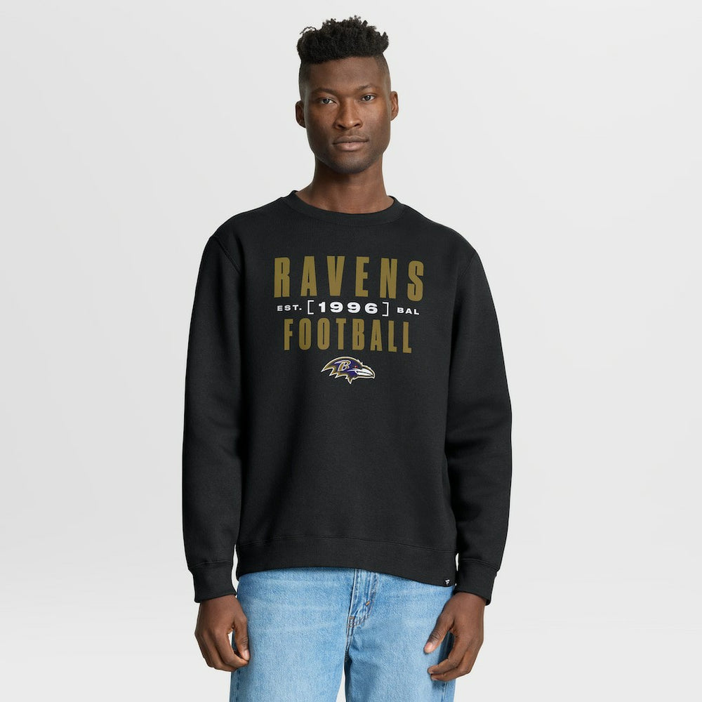 Baltimore Ravens Powerful Throw Legacy Pullover Sweatshirt Black - Fanatics