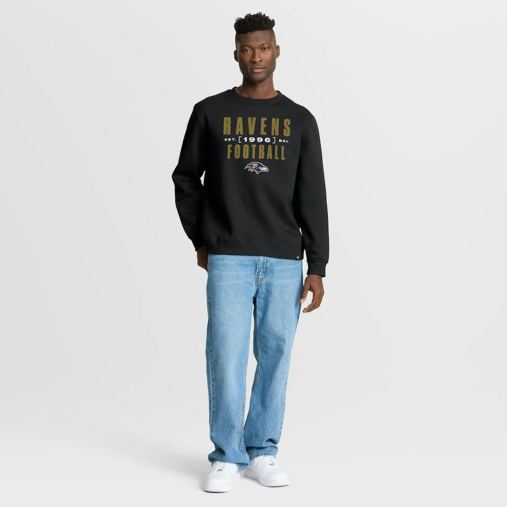 Baltimore Ravens Powerful Throw Legacy Pullover Sweatshirt Black - Fanatics