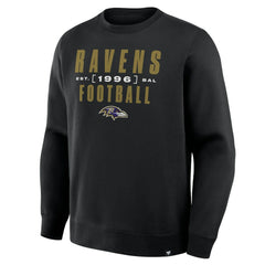 Baltimore Ravens Powerful Throw Legacy Pullover Sweatshirt Black - Fanatics
