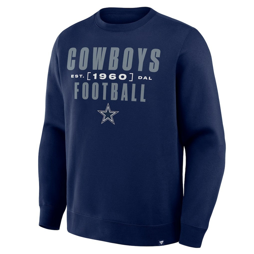Dallas Cowboys Powerful Throw Legacy Sweatshirt Navy - Fanatics