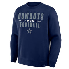 Dallas Cowboys Powerful Throw Legacy Sweatshirt Navy - Fanatics