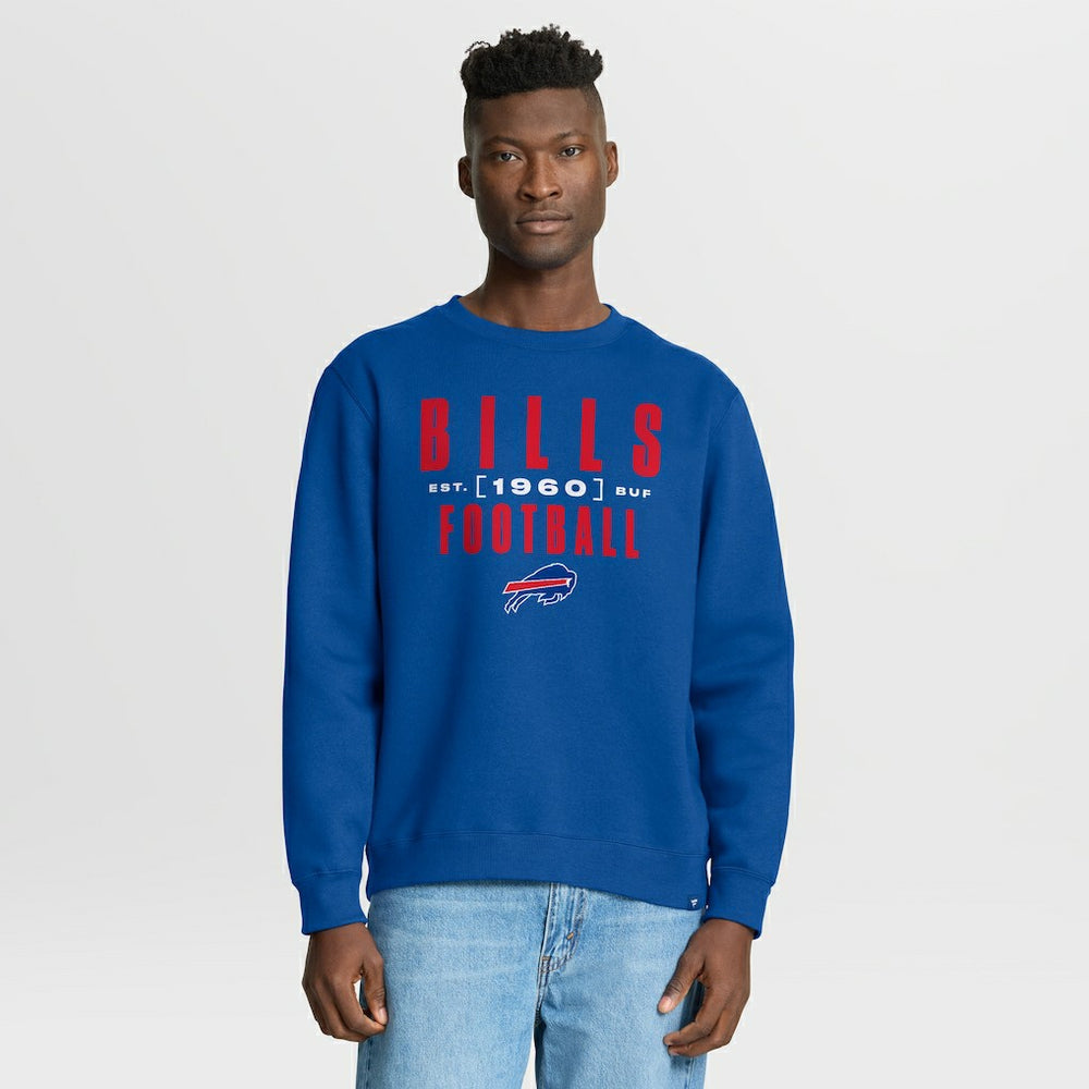 Buffalo Bills Powerful Throw Legacy Pullover Sweatshirt Royal - Fanatics