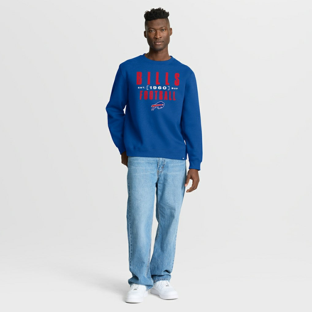 Buffalo Bills Powerful Throw Legacy Pullover Sweatshirt Royal - Fanatics