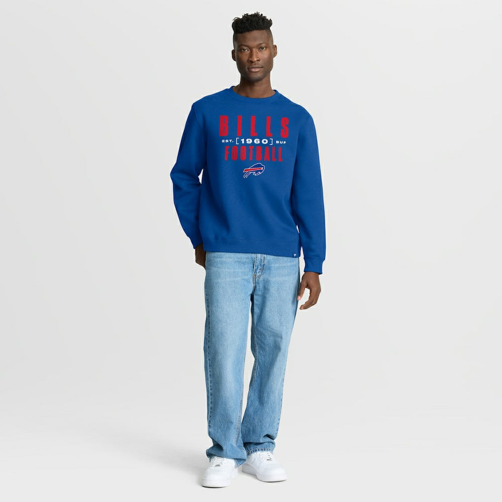 Buffalo Bills Powerful Throw Legacy Pullover Sweatshirt Royal - Fanatics