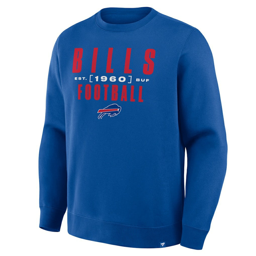 Buffalo Bills Powerful Throw Legacy Pullover Sweatshirt Royal - Fanatics