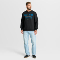 Carolina Panthers Powerful Throw Legacy Pullover Sweatshirt Black - Fanatics