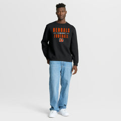 Cincinnati Bengals Powerful Throw Legacy Pullover Sweatshirt Black - Fanatics
