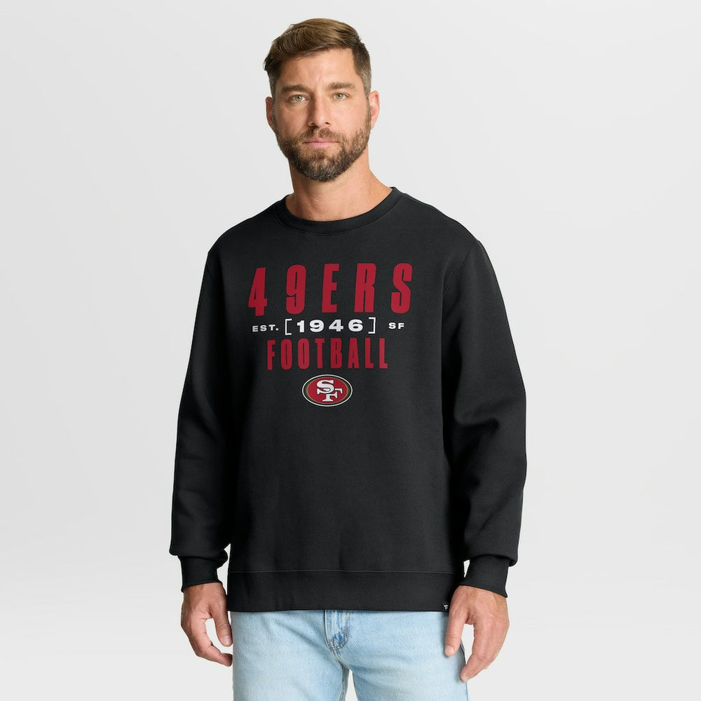 San Francisco 49ers Powerful Throw Legacy Pullover Sweatshirt Black - Fanatics